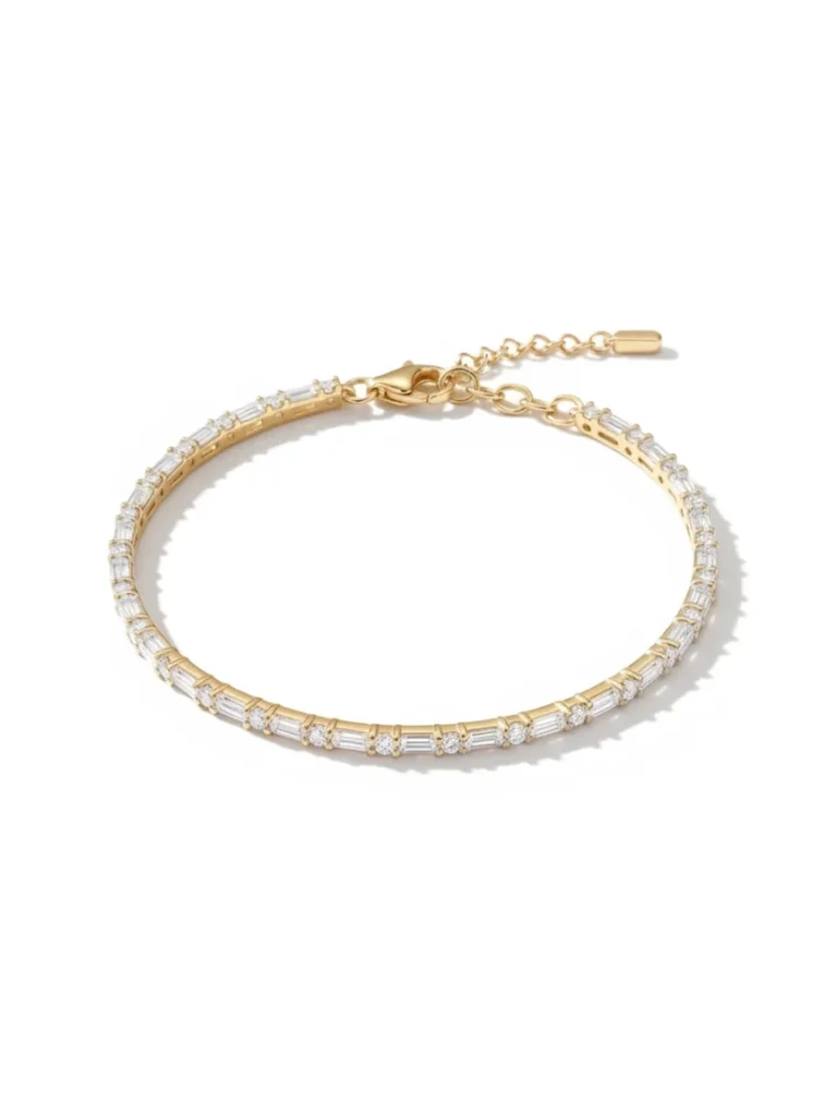 Baguette and Round Tennis Bracelet – Custom